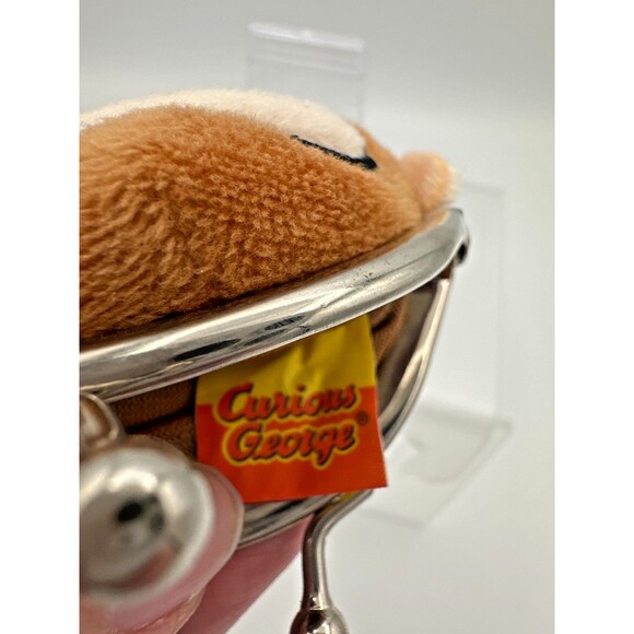 Curious George Plush Coin Purse Keychain Mini Change Pouch Sanrio Style - Picture 6 of 9